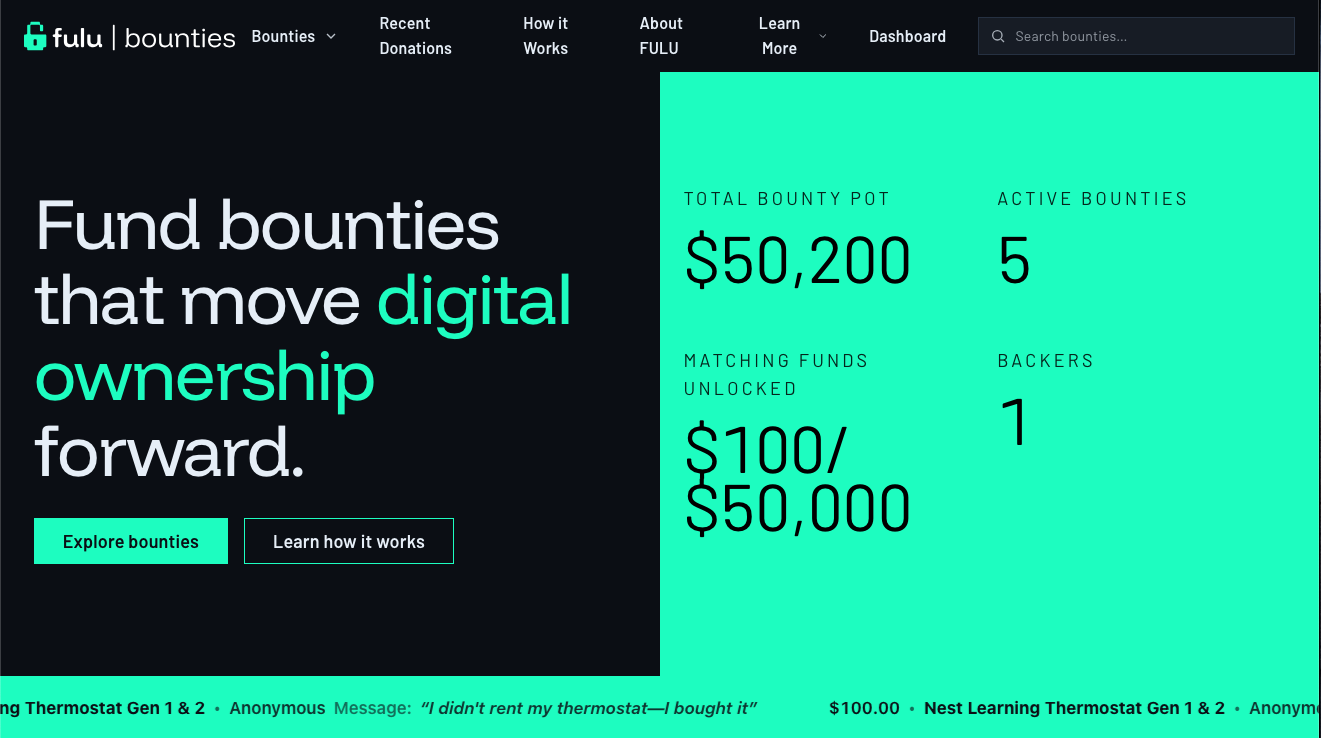 RELEASE: First-of-its-kind repair bounty program targets Google Nest, Xbox, more to restore ownership rights